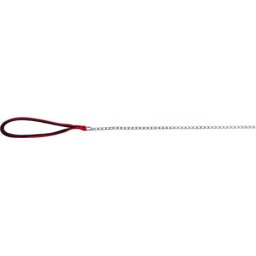 Póráz Láncos 1,10m/2mm Piros/Fekete