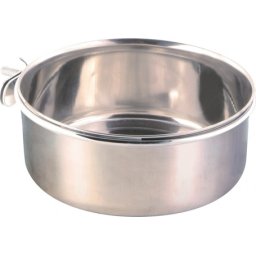 Trixie krómozott fém tál csavaros rögzítővel madaraknak (900 ml / 14 cm)