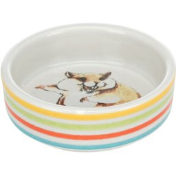 Trixie hörcsög ábrás színes kerámia tál (80 ml / 8 cm)