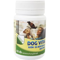 Dog Vital szőr- és bőrtápláló tabletta biotinnal 120 db