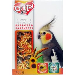 Dolly Mageleség Közepes És Nagypapagájoknak Dobozos 450gr