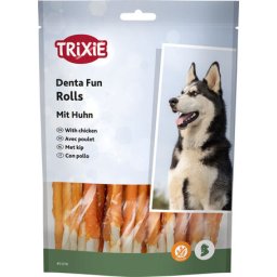 Trixie Denta Fun csirkefilés csavart rágópálcikák (12 cm | 30 x 8 g) 240gr