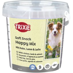 Jutalomfalat Soft Snack Happy Mix Vödrös 500gr