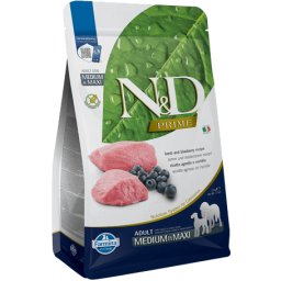 N&D Dog Prime Adult Medium & Maxi Lamb & Blueberry 2.5kg