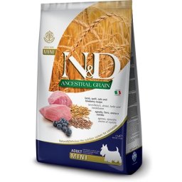 N&D Dog Adult Mini Lamb & Blueberry Low Grain 2.5kg