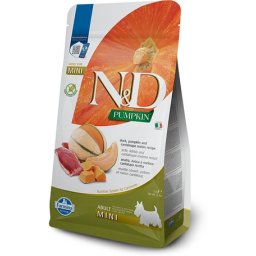 N&D Dog Grain Free Adult Mini sütőtök, kacsa & sárgadinnye 2kg