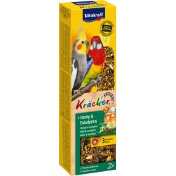 Vitakraft Kracker mézes és eukaliptuszos dupla rúd nimfapapagájnak (2 x 30 g) 60gr