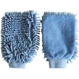 Kerbl mikroszálas kék tisztítókesztyű lovakhoz