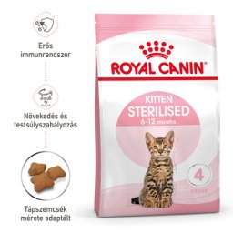 Royal Canin Kitten Sterilised -Ivartalanított kölyök macska száraz táp 12 hónapos korig 2kg