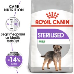 Royal Canin Mini Sterilised - Száraz táp ivartalanított, kistestű felnőtt kutyák részére 3kg
