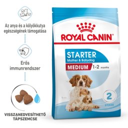 Royal Canin Medium Starter Mother & Babydog - Száraz táp közepes testű vemhes szuka és kölyök kutya részére 2 hónapos korig 1kg