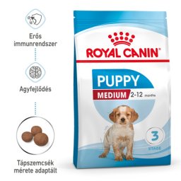 Royal Canin Medium Puppy - Közepes testű kölyök kutya száraz táp 1kg