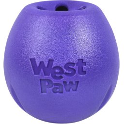 Wes Paw Rumbl - Jutalomfalattal tölthető labda (S | 9 cm | Padlizsán)
