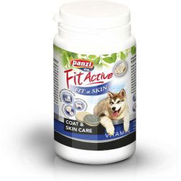 Panzi FitActive Fit-a-Skin bőr- és szőrregeneráló vitamin kutyáknak 60 db