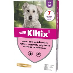 Kiltix kullancs- és bolhanyakörv kutyáknak (70 cm)