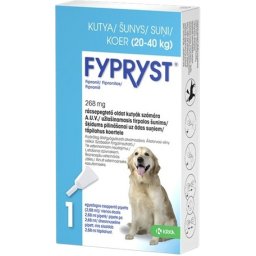 Fypryst rácsepegtető oldat kutyáknak (20-40 kg; 3 x 2,68 ml; 3 pipetta)