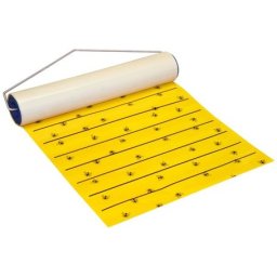Kerbl Fliegenrolle - Légyfogó sárga papírtekercs fém függesztővel (Hossz: 7 m / Szélesség: 30 cm | 474 g)