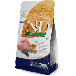 N&D Cat Adult Lamb & Blueberry Low Grain 1.5kg
