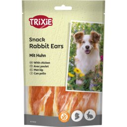 Trixie Premio Rabbit Ears - Csirkehússal töltött nyúlfül kutyáknak 80gr