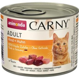 Animonda Carny Adult marha- és csirkehúsos konzerv macskáknak (6 x 200 g) 1.2kg