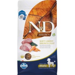 N&D Brown Dog Adult Mini bárány, spirulina & sárgarépa 2kg