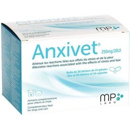 MP Labo Anxivet - Stresszből és félelemből eredő reakciók enyhítésére kutyáknak és macskáknak (30 db kapszula)