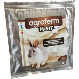Agroferm M-VIT multivitamin és probiotikum nyulaknak (100 g)