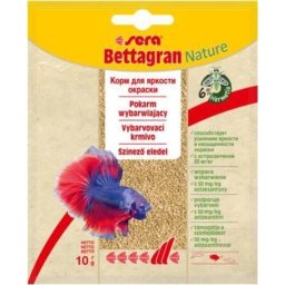 Sera Bettagran díszhaltáp bettáknak 10 gr (zacskós, tasakos) 10gr