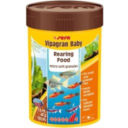 Sera Vipagran Baby ivadéknevelő díszhaltáp 100ml