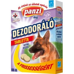 Panzi dezodoráló tabletta kutyáknak a frissességért (100 db)