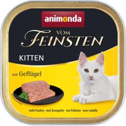 Animonda Vom Feinsten Kitten – Szárnyashúsos eledel kölyök macskáknak (32 x 100 g) 3.2kg