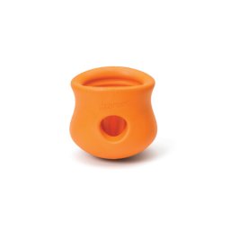 West Paw Toppl - Jutalomfalattal tölthető kutyajáték(S | 8 cm | Narancs)