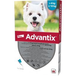 Advantix Spot On kutyáknak (1 darab | 4-10 kg | S | 1 ml / pipetta)