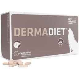 Dermadiet tabletta egészséges bőr, és fényes szőrzet támogatására 60 db