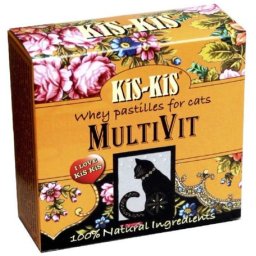 KiS-KiS MultiVit vitaminokkal dúsított tejsavó pasztilla macskáknak (100 tabletta)