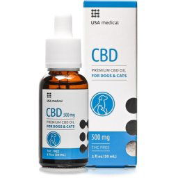 USA medical prémium CBD olaj kutyáknak és macskáknak (500 mg CBD olaj / 30 ml)