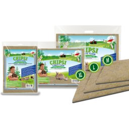 Chipsi klímabarát kenderrost rágcsálószőnyeg kisállatoknak (M; 40 x 25 cm) 400 g