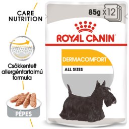 Royal Canin Dermacomfort - Nedves táp bőrirritációra hajlamos felnőtt kutyák részére (12 x 85 g) 1.02kg