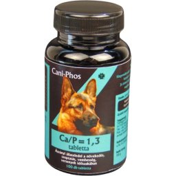 Cani-Phos Ca/P 1,3 étrend-kiegészítő tabletta kutyáknak (100 db)