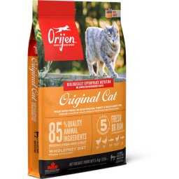 Orijen Original Cat macskaeledel szárnyashúsokból, tojásból és halból 1.8kg