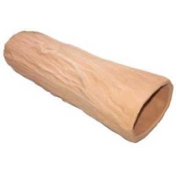 Fatörzs mintájú kerámia cső zárt véggel (Terrakotta; 175 x 60 x 45 mm)