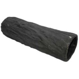 Fatörzs mintájú kerámia cső zárt véggel (Fekete; 175 x 60 x 45 mm)
