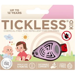 Tickless Kid ultrahangos kullancs- és bolhariasztó babáknak és kisgyerekeknek (Rózsaszín)