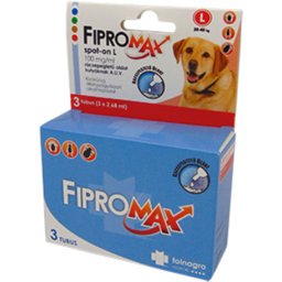 Fipromax spot-on kutyáknak (L; 20-40 kg) (3 pipetta)