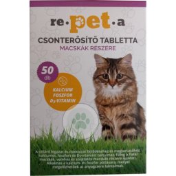 Re-pet-a csonterősítő tabletta macskáknak 50 db