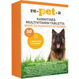 Re-pet-a karnitines multivitamin tabletta kutyáknak 50 db