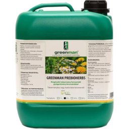 Greenman PreBioHerbs kiegészítő takarmány gyógynövény kivonatokkal 5 l