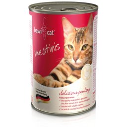 Bewi-Cat Cat Meatinis baromfis konzerv (12 x 400 g) 4.8kg
