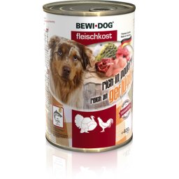 Bewi-Dog baromfi színhúsban gazdag konzerves eledel (6 x 400 g) 2.4kg