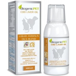 BiogenicPET csukamájolaj kutyáknak és macskáknak